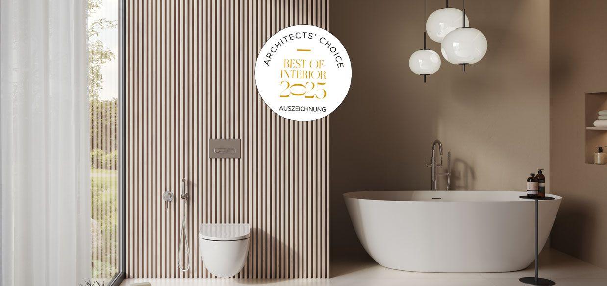 KLUDI Honored with the Architects’ Choice Award “Best of Interior 2025”-image